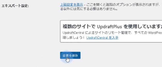 Updraft Plus設定11