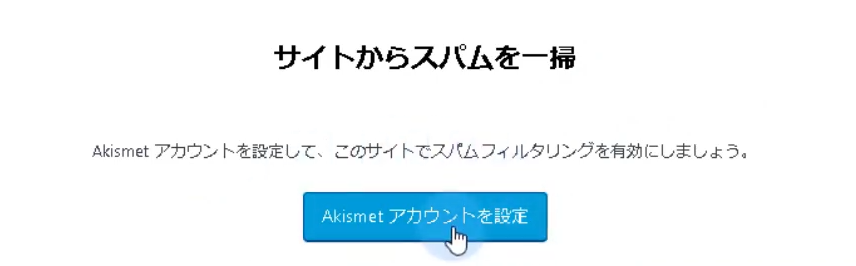 Akismet Anti Spam設定2